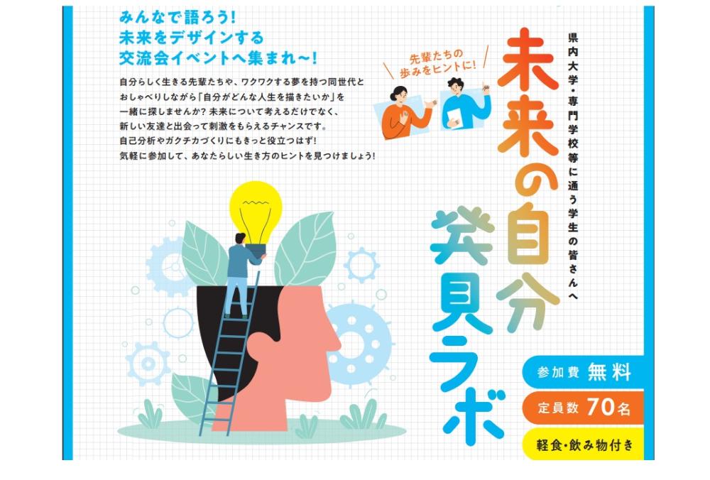 ■大学生・専門学生対象■未来の自分発見ラボ【12/11(水)松山】