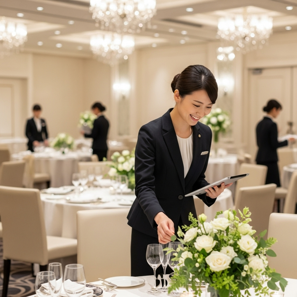ブライダルホールスタッフのイメージ画像
