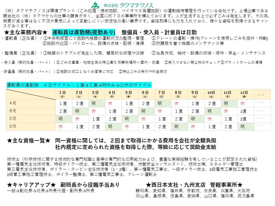 公共インフラ施設（クリーンセンター）の設備保守管理のイメージ画像