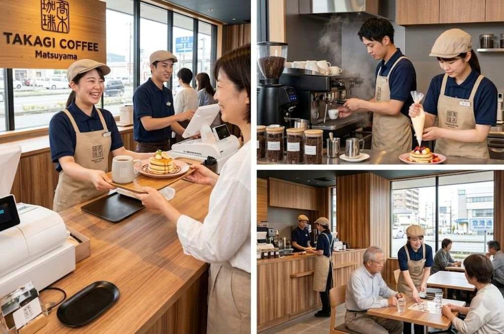 カフェスタッフ　髙木珈琲松山店のイメージ画像